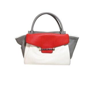 Vince Camuto Julia Color Block Satchel in Gray/Orange/White - NWT